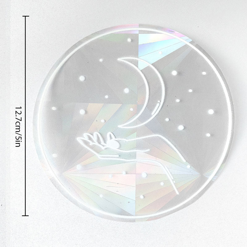 Sunlight Catcher Rainbow Prism Glass Sticker