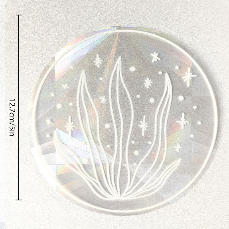 Sunlight Catcher Rainbow Prism Glass Sticker