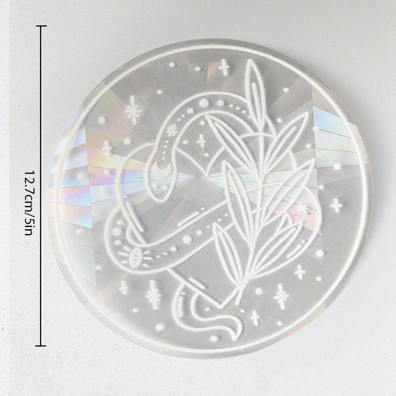 Sunlight Catcher Rainbow Prism Glass Sticker