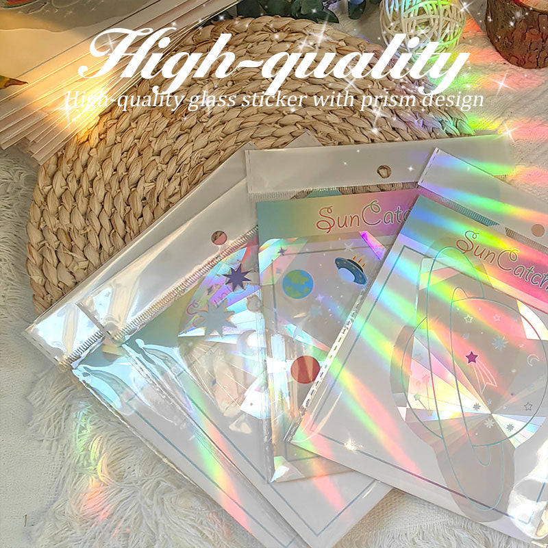 Sunlight Catcher Rainbow Prism Glass Sticker