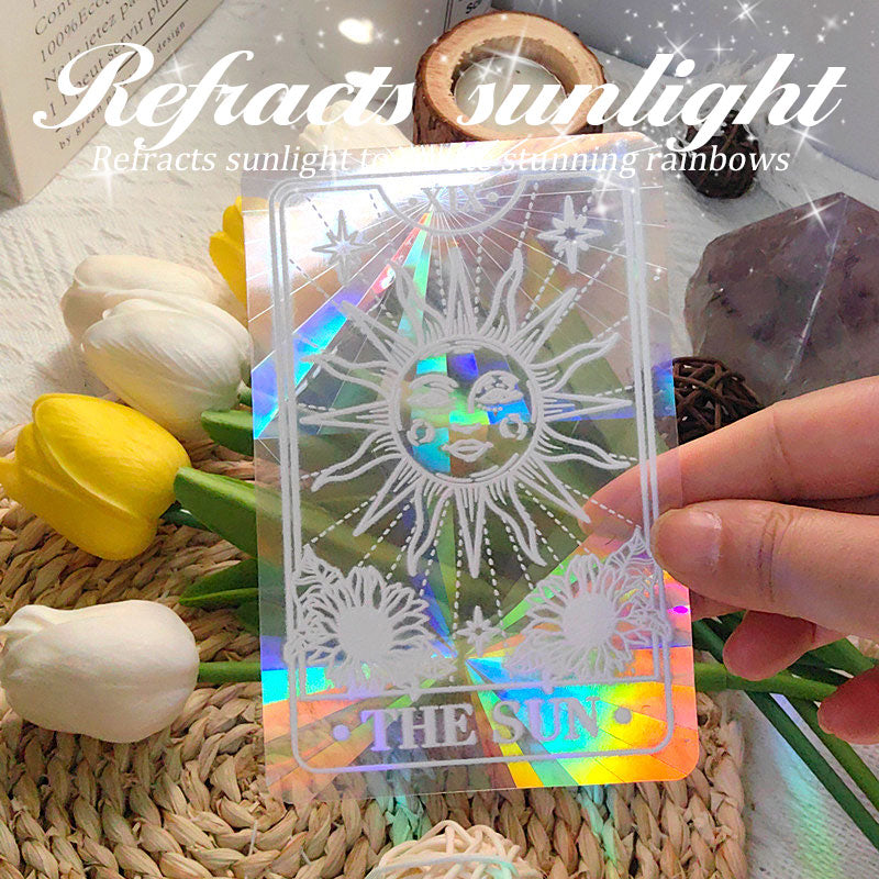 Sunlight Catcher Rainbow Prism Glass Sticker