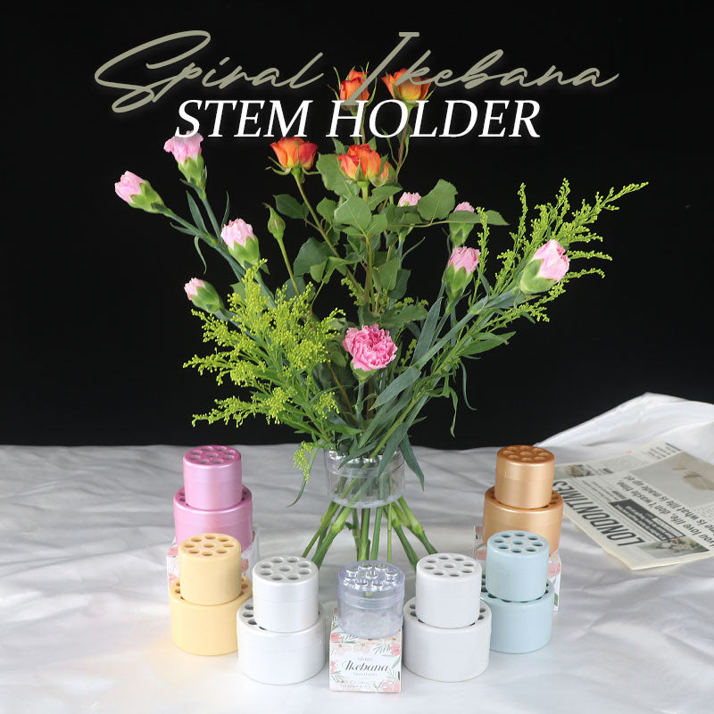 Spiral Ikebana Stem Holder